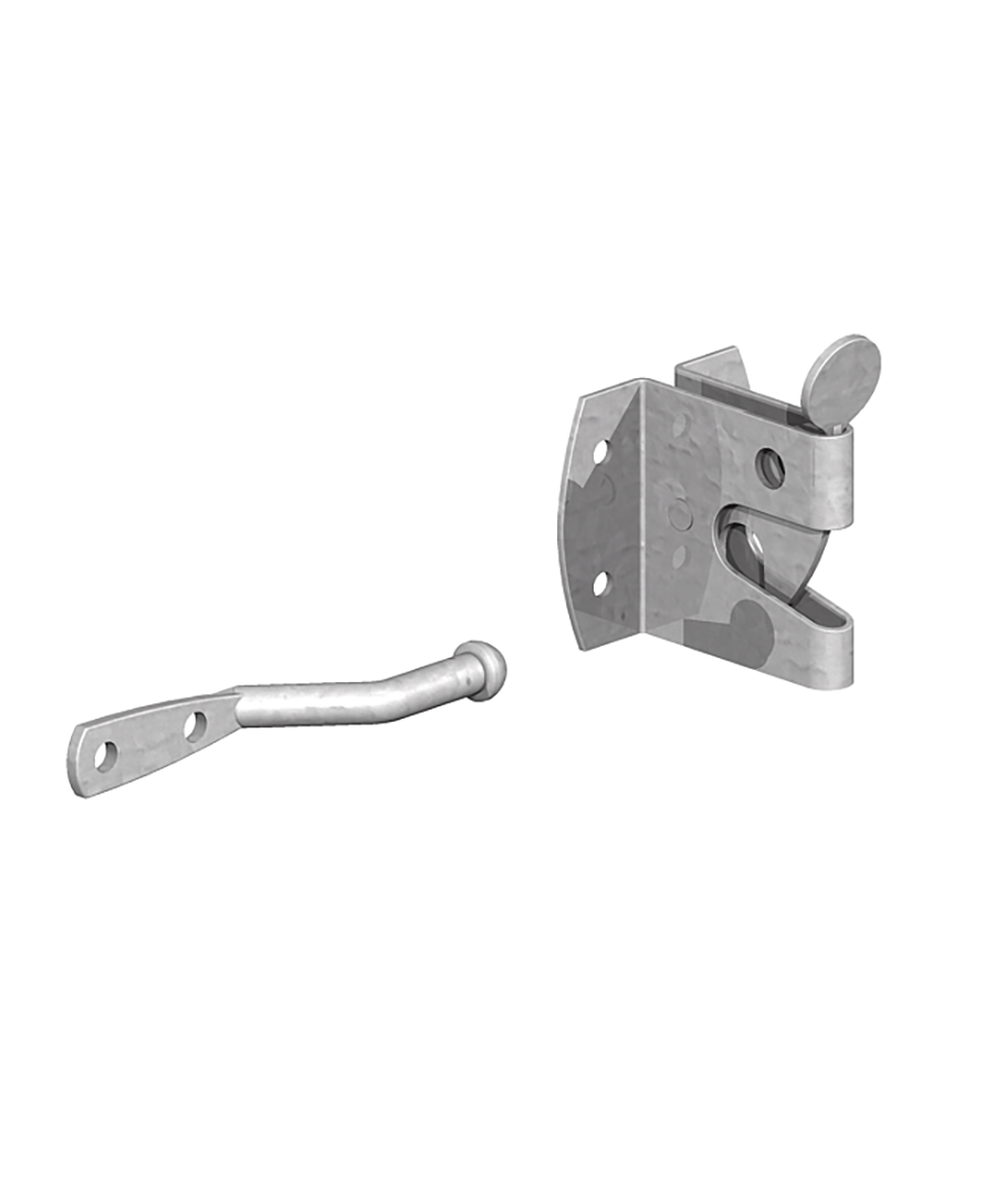 Auto gate latch galv