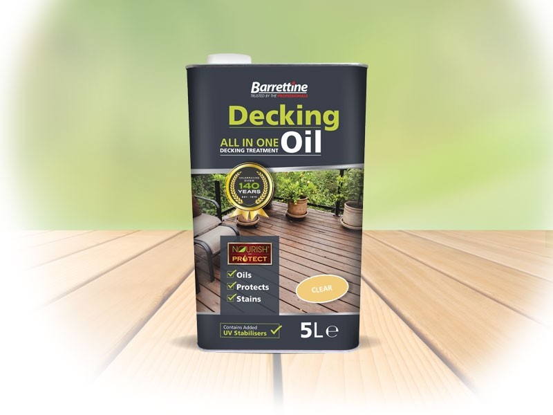 Decking oil clear