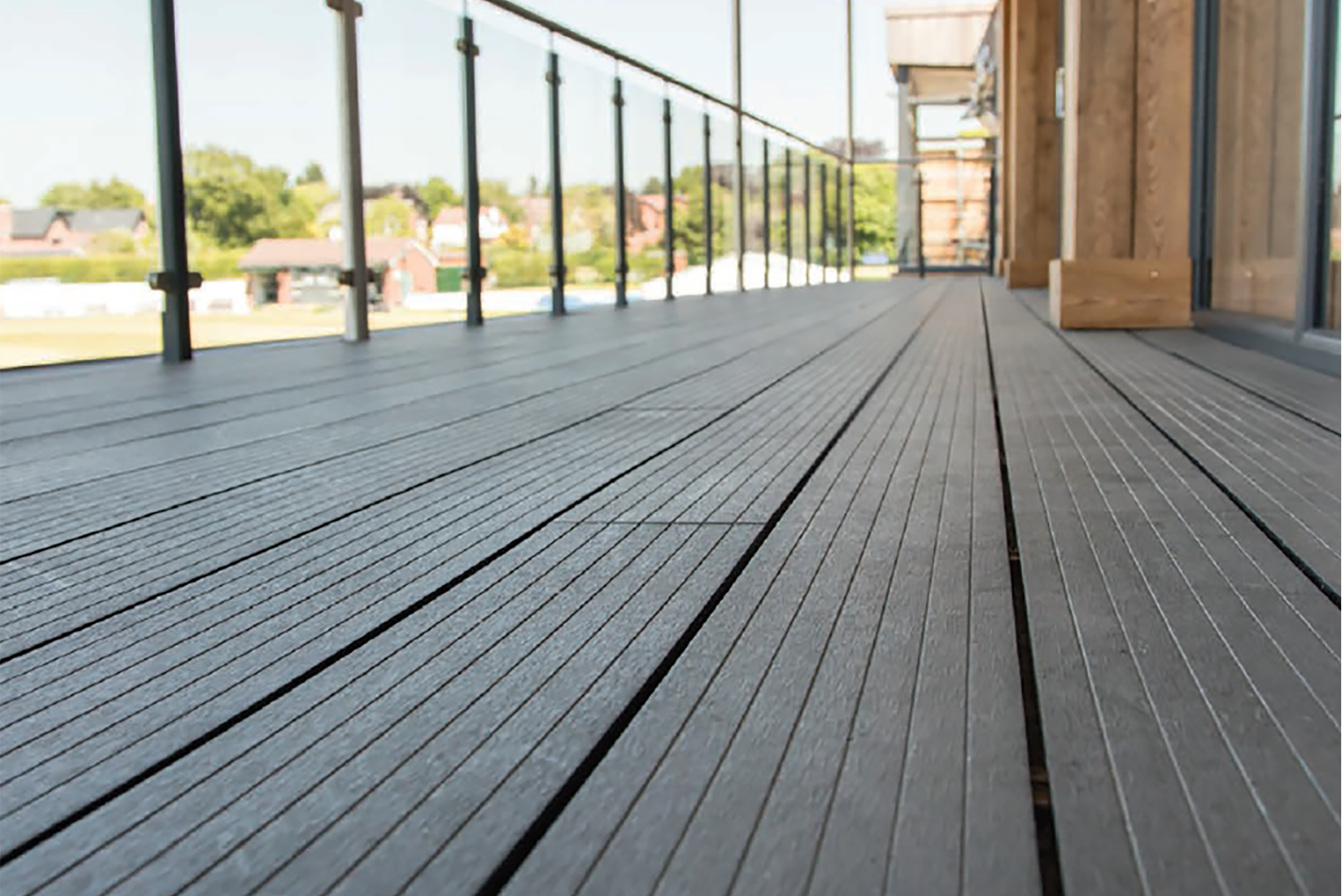 Lava composite decking