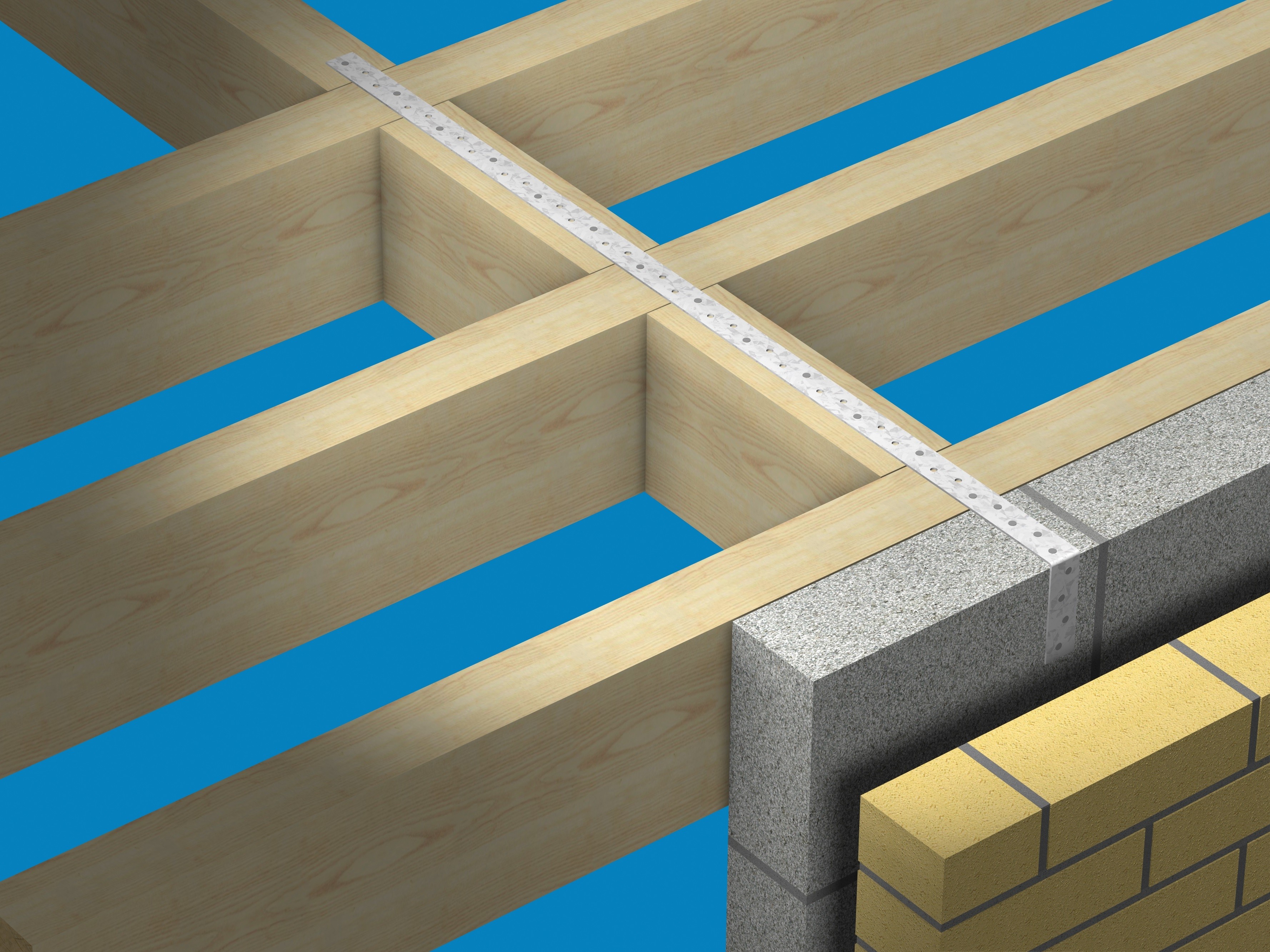 Joist Strap Screws, nails and fixings