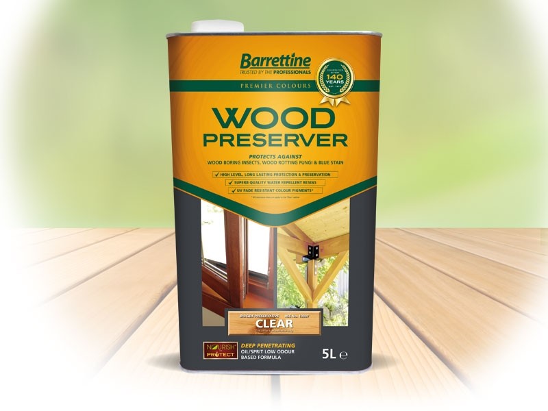 Wood preserver clear