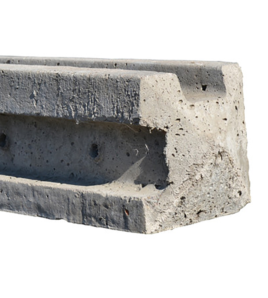 slotted concrete corner post