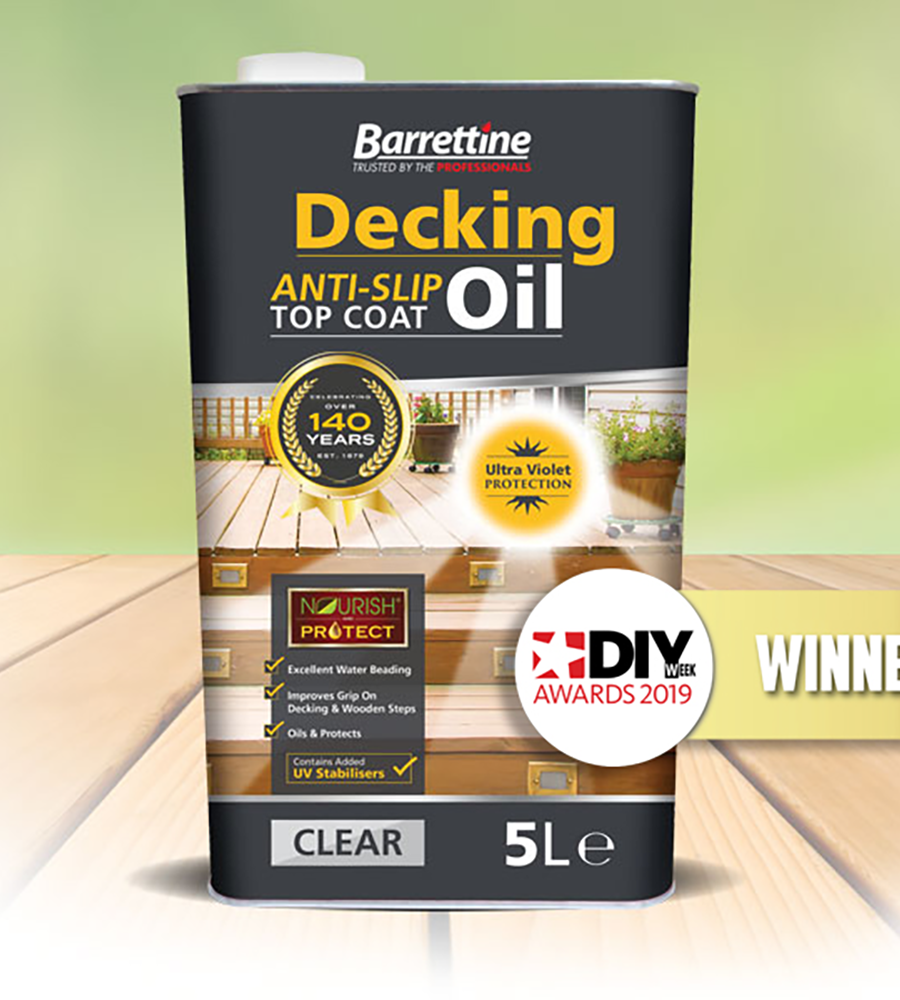 Decking oil anti slip