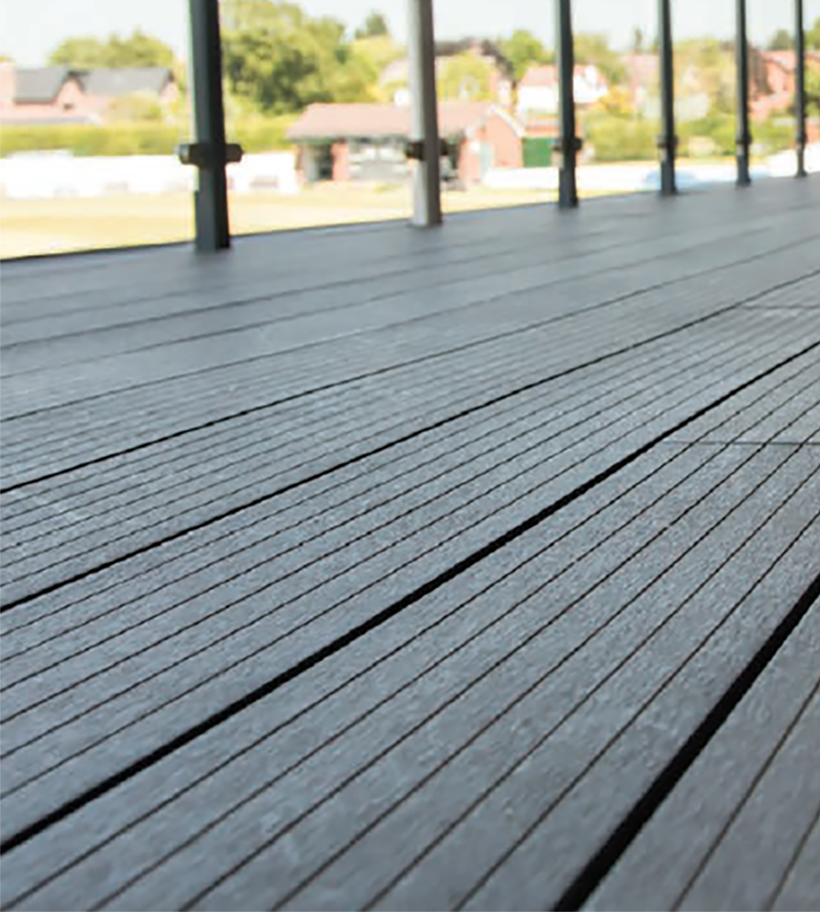 Lava composite decking