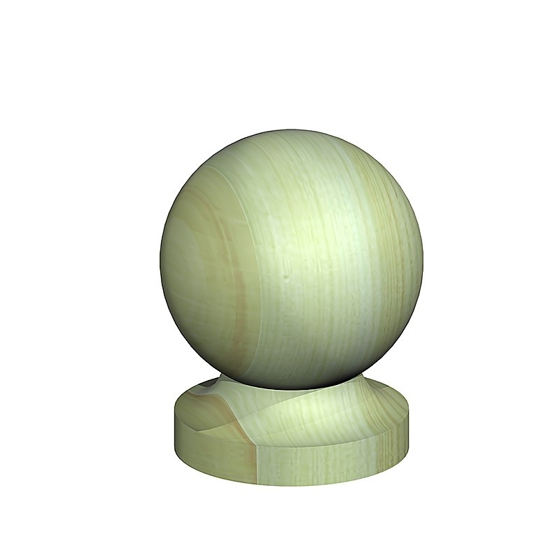 Wooden Ball Finial