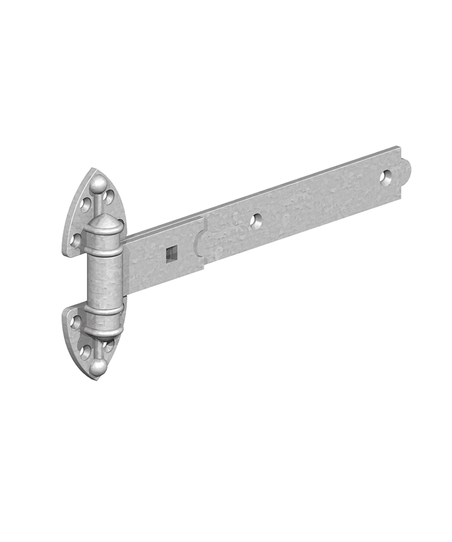 Reversible h/duty hinge galv