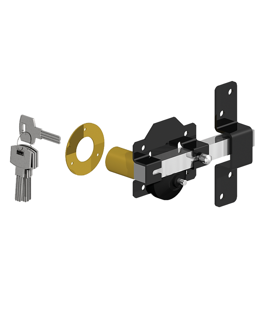 Rimlock single locking