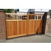Hardwood lodge gate meranti
