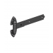 Reversible h/duty hinge black