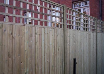 Pre-made tgv panels with 4" trellis