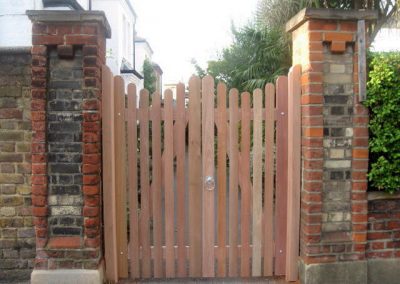 Bespoke meranti gate